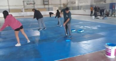 Club Lihuen Vóley renueva el Gimnasio Enrique Mosconi con el esfuerzo de toda su comunidad