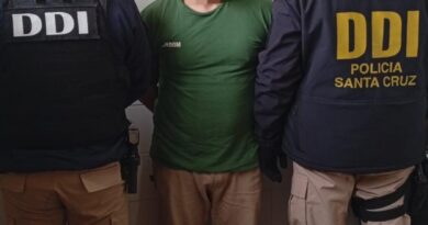 Detienen a prófugo con captura internacional por homicidio en Puerto Deseado