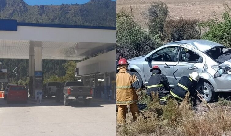 Robaron en una estación de Servicio, volcaron e intentaron huir del hospital