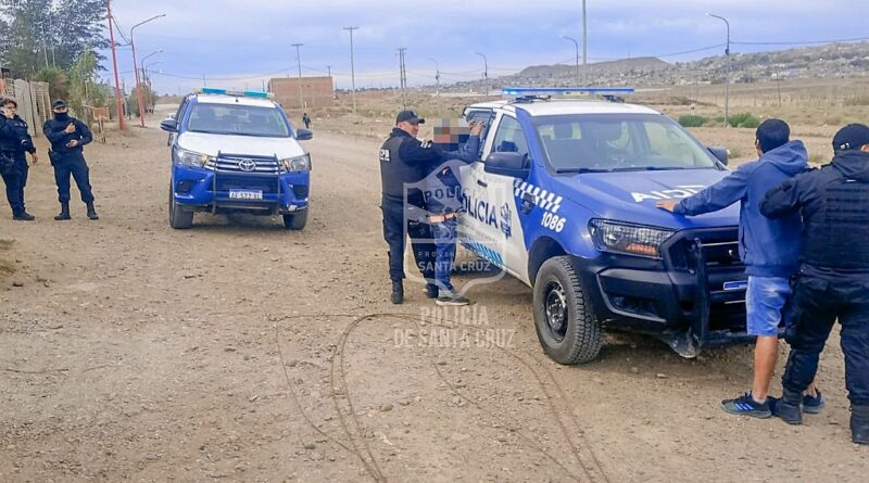 Caleta Olivia: detuvieron a dos personas por llevarse materiales de construcción