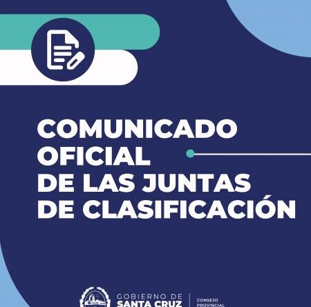 A partir del 1° de junio estará abierta la inscripción a las Juntas de Clasificación