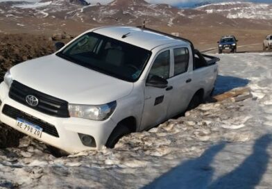 Personal vial realizó un operativo de rescate sobre la Ruta Provincial N° 41