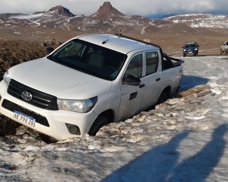 Personal vial realizó un operativo de rescate sobre la Ruta Provincial N° 41