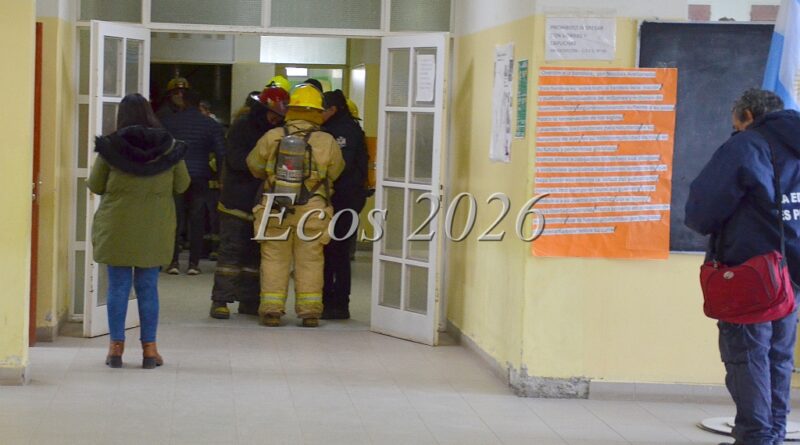 Suspenden las clases en institución educativa del B° Rotary 23 por principio de incendio en una caldera