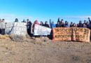 Protesta de desocupados en acceso a yacimiento minero