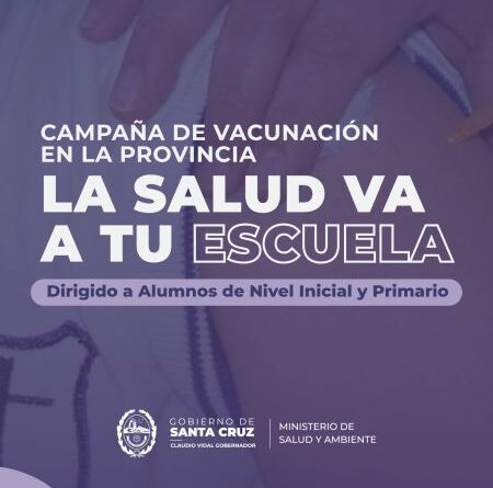 Continúan las jornadas de Vacunación en las escuelas