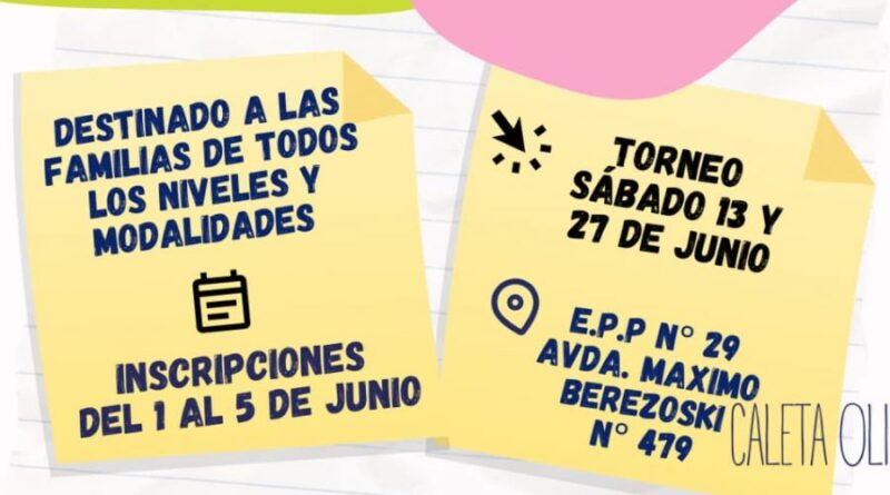 Educación invita a participar del Torneo de KikoBol en Caleta Olivia