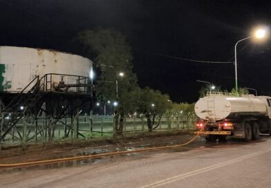 “Carambia” en Las Heras tiene un prolongado corte de agua “Carambia” en Las Heras tiene un prolongado corte de agua