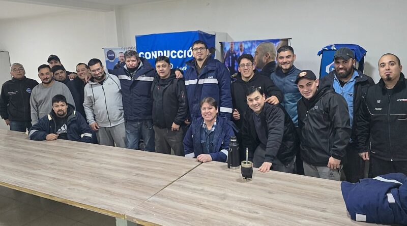 Asamblea con trabajadores de ENG en la sede gremial de Pico Truncado