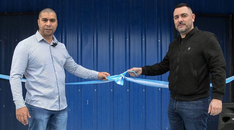 Güenchenen inauguró el nuevo Salón Multiespacio junto al Polideportivo David en Las Heras