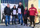 Comisión de fomento entregó materiales a Vialidad Provincial