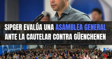 Sipger evalúa una asamblea general ante la cautelar contra Güenchenen