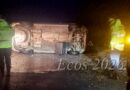 La escarcha provocó otro vuelco sobre la Ruta 3 en inmediaciones de La Loberia, el conductor resultó ileso