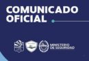 Comunicado del Ministerio de Seguridad
