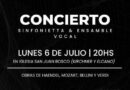 La Escuela de Música “Re Si” presenta un gran concierto de la Sinfonietta y el Ensamble Vocal en Río Gallegos