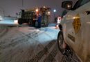 Se realizan tareas de despeje de nieve sobre la Ruta Complementaria Nº 20