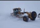 Vialidad Provincial lleva adelante tareas de despeje de nieve y distribución de sal en la Ruta Nacional N° 40