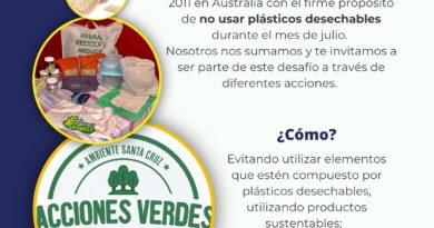 Se realizará el segundo ciclo de charlas virtuales para concientizar sobre el impacto de los plásticos de un solo uso