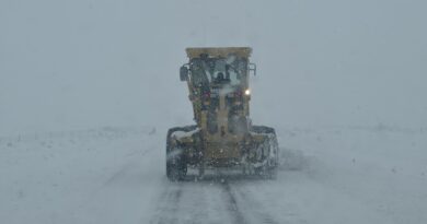 Vialidad Provincial recomienda evitar circular por la Ruta Provincial N° 43 debido a intensas nevadas
