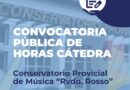Convocatoria pública de Horas Cátedra del Conservatorio Provincial de Música Río Gallegos