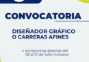 Convocatoria laboral para cubrir puesto de Diseñador Gráfico
