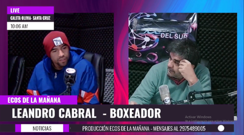 Leandro “Wanchope” Cabral peleará el 8 de agosto y reafirma su sueño de convertirse en boxeador profesional