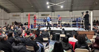 Caleta Olivia vivió una nueva velada de boxeo en el Gimnasio Municipal Enrique Mosconi
