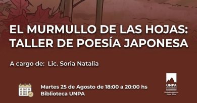 Este martes 25 de agosto inicia el taller gratuito de poesía japonesa “El murmullo de las hojas”