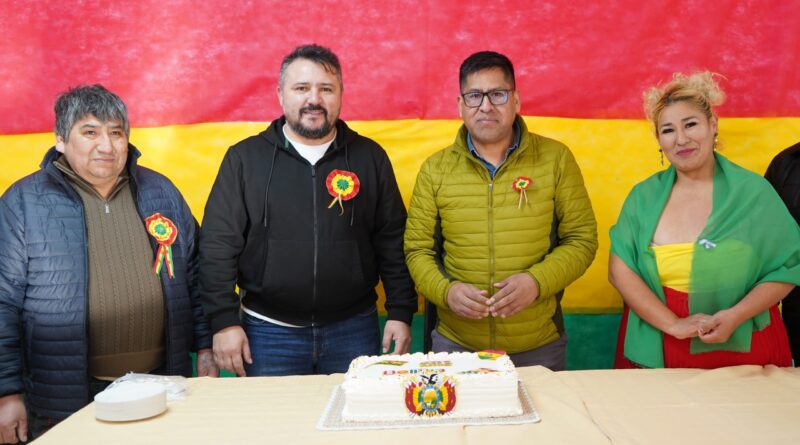 Caleta Olivia acompañó a la comunidad boliviana en la celebración por su Día de la Independencia