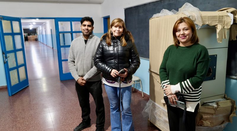 Caleta Olivia: el Gobierno provincial renovó la calefacción de la Escuela Primaria N° 54