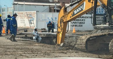 SPSE ejecuta obras complejas de reparación en la red troncal de cloacas de Pico Truncado