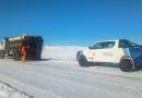 Vialidad Provincial refuerza las tareas de despeje de nieve en la red vial de 28 de Noviembre
