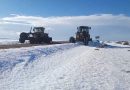 Despeje de nieve sobre la Ruta Nacional N.º 40 Sur