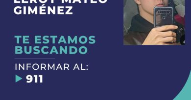 Buscan a Leroy Mateo Giménez en Caleta Olivia