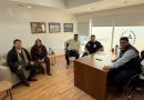 Construcción de veredas en Comandante Luis Piedra Buena: Vidal acordó una obra que generará 30 puestos de trabajo