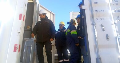 Formación y seguridad operativa: se capacitó al personal de la usina de El Chaltén