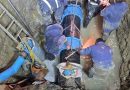 SPSE culminó con éxito los trabajos de reparación en el acueducto principal de la Autovía 17 de Octubre