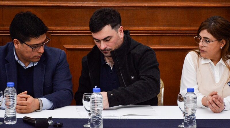 Santiago Aberastain: “Es la obra más importante llevada adelante con fondos propios del UNIRSE”