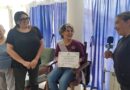 Natalia Bustamante se jubiló tras 28 años en el hogar de adultos mayores y recibió una emotiva despedida
