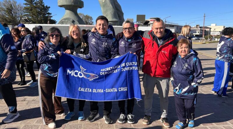 Los representantes santacruceños viajan rumbo a los Juegos Nacionales de Adultos Mayores