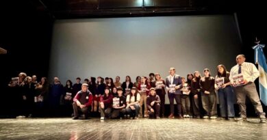 Caleta Olivia: estudiantes participaron de la Primera Jornada para la Construcción de una Convivencia Democrática