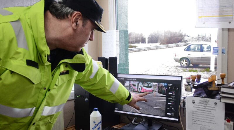 Policía Caminera fortalece los controles en Güer Aike con tecnología de detección vehicular