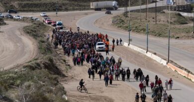 Caleta Olivia acompañó la 32ª Peregrinación a Cañadón Seco