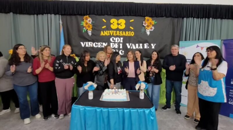 CDI Virgen del Valle celebró 33 años en Caleta Olivia y avanza hacia la reapertura del espacio para las infancias