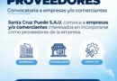 Convocatoria de proveedores: Santa Cruz Puede S.A.U. convoca a empresas y comerciantes de la provincia
