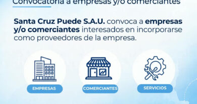 Convocatoria de proveedores: Santa Cruz Puede S.A.U. convoca a empresas y comerciantes de la provincia