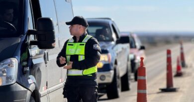 Policía Caminera controló más de 5.600 vehículos durante septiembre en Santa Cruz