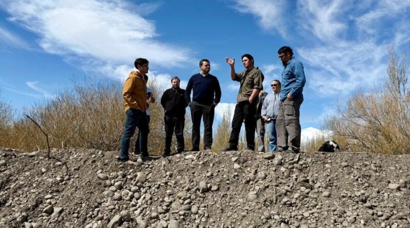 Autoridades provinciales evaluaron el predio donde se proyecta plantar 2.500 árboles