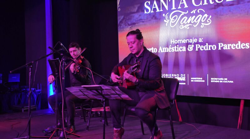 Santa Cruz Tango abrió su primera jornada con homenajes a referentes de la cultura de la provincia