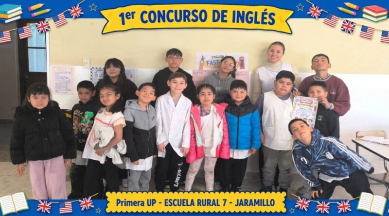 Realizarón el Primer Concurso de Inglés “Fast & Smart” en la Escuela Rural N° 7 de Jaramillo